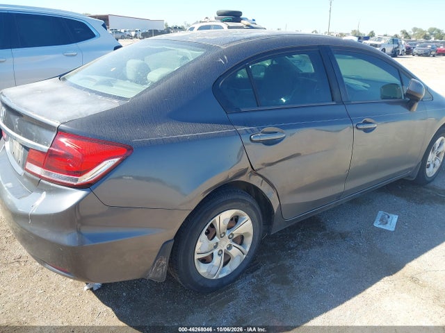 2013 Honda Civic Lx მანქანა იყიდება აუქციონზე, vin: 2HGFB2F50DH550739, აუქციონის ნომერი: 46268046