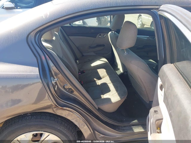 2013 Honda Civic Lx მანქანა იყიდება აუქციონზე, vin: 2HGFB2F50DH550739, აუქციონის ნომერი: 46268046