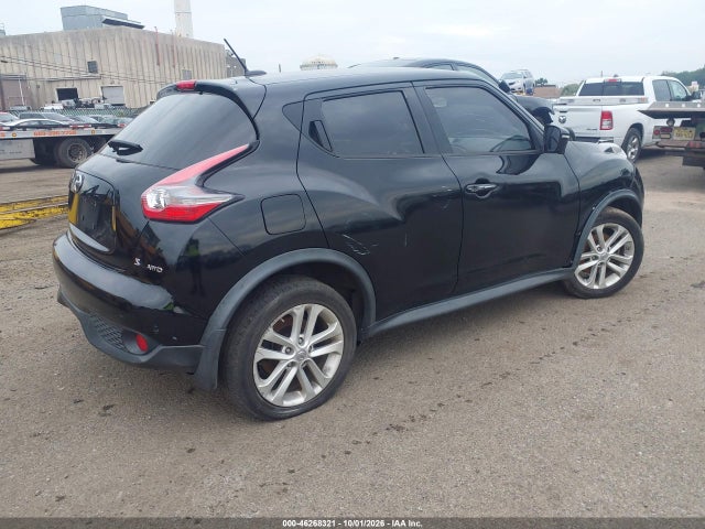2015 Nissan Juke Sl მანქანა იყიდება აუქციონზე, vin: JN8AF5MV5FT550229, აუქციონის ნომერი: 46268321