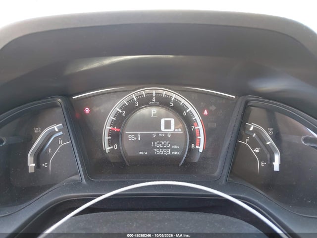 2016 Honda Civic Lx მანქანა იყიდება აუქციონზე, vin: 19XFC2F50GE082958, აუქციონის ნომერი: 46268346