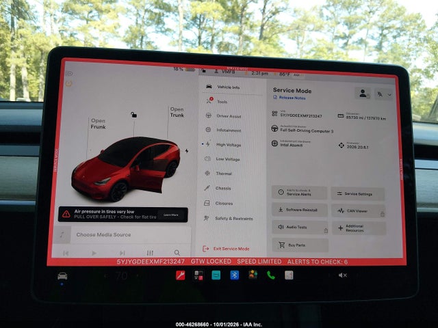 5YJYGDEEXMF213247 Tesla Model Y Long Range Dual Motor All-wheel Drive