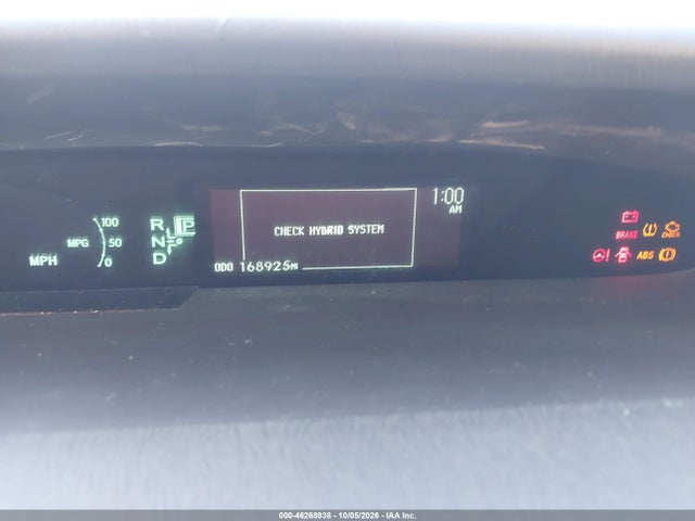 46268938 :رقم المزاد ، JTDKN3DU1B1435602 vin ، 2011 Toyota Prius Two مزاد بيع