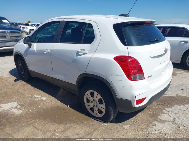 Aukcja sprzedaży 2018 Chevrolet Trax Ls, vin: 3GNCJKSBXJL195122, numer aukcji: 46269050