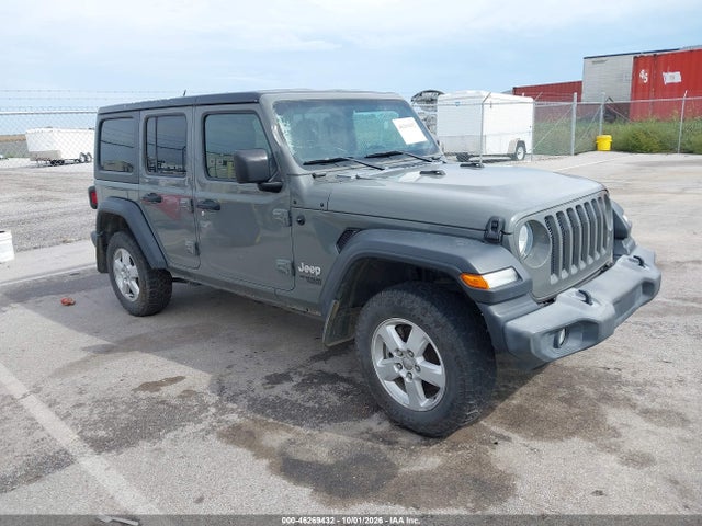 2018 Jeep Wrangler Unlimited Sport S 4x4 მანქანა იყიდება აუქციონზე, vin: 1C4HJXDN1JW197855, აუქციონის ნომერი: 46269432