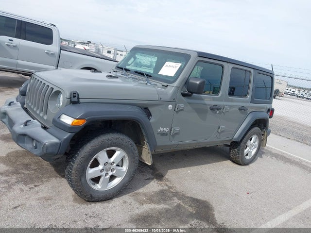 2018 Jeep Wrangler Unlimited Sport S 4x4 მანქანა იყიდება აუქციონზე, vin: 1C4HJXDN1JW197855, აუქციონის ნომერი: 46269432
