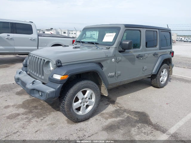 2018 Jeep Wrangler Unlimited Sport S 4x4 მანქანა იყიდება აუქციონზე, vin: 1C4HJXDN1JW197855, აუქციონის ნომერი: 46269432