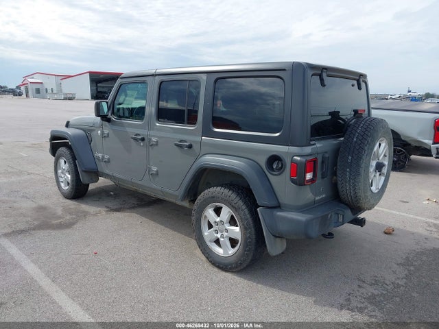 2018 Jeep Wrangler Unlimited Sport S 4x4 მანქანა იყიდება აუქციონზე, vin: 1C4HJXDN1JW197855, აუქციონის ნომერი: 46269432