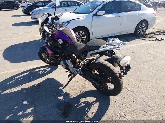 2018 Bmw G310 R მანქანა იყიდება აუქციონზე, vin: WB30G110XJR856584, აუქციონის ნომერი: 46269598
