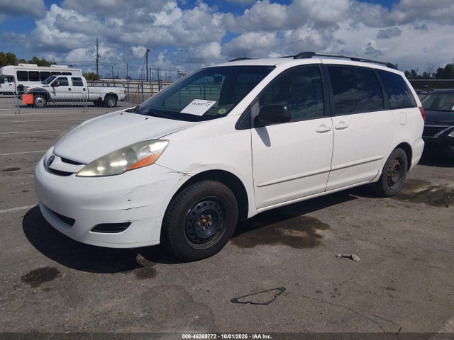 2008 Toyota Sienna Le მანქანა იყიდება აუქციონზე, vin: 5TDZK23C58S218270, აუქციონის ნომერი: 46269772