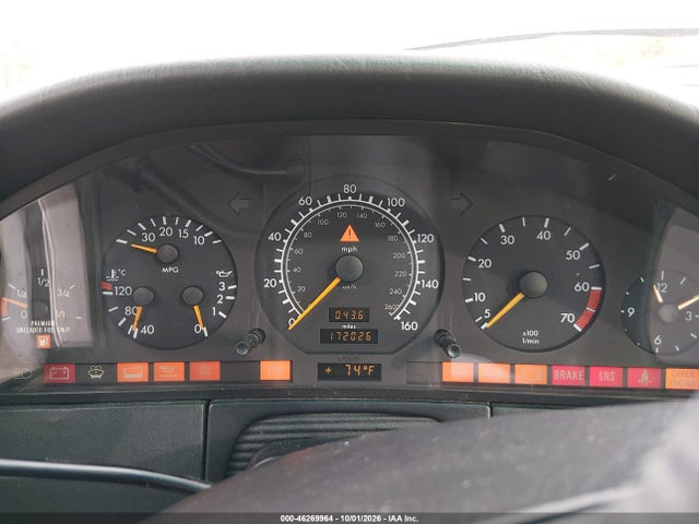 46269964 :رقم المزاد ، WDBGA43E3TA309405 vin ، 1996 Mercedes-benz S 420 مزاد بيع