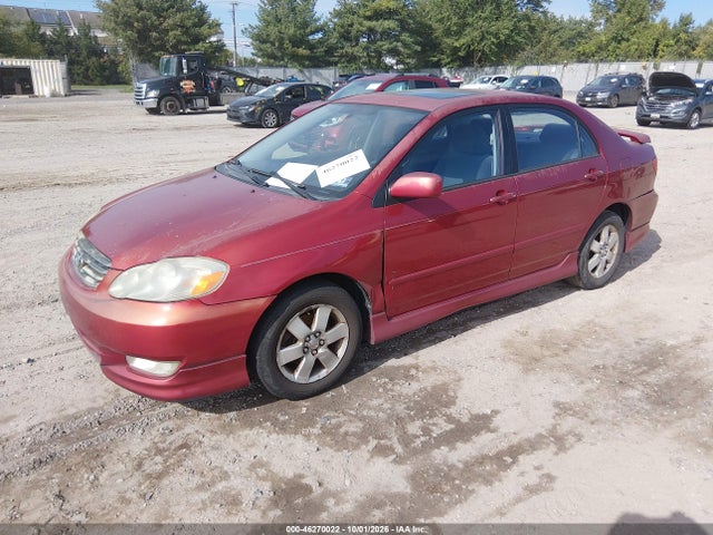 Продажа на аукционе авто 2003 Toyota Corolla S, vin: 2T1BR38E43C165477, номер лота: 46270022
