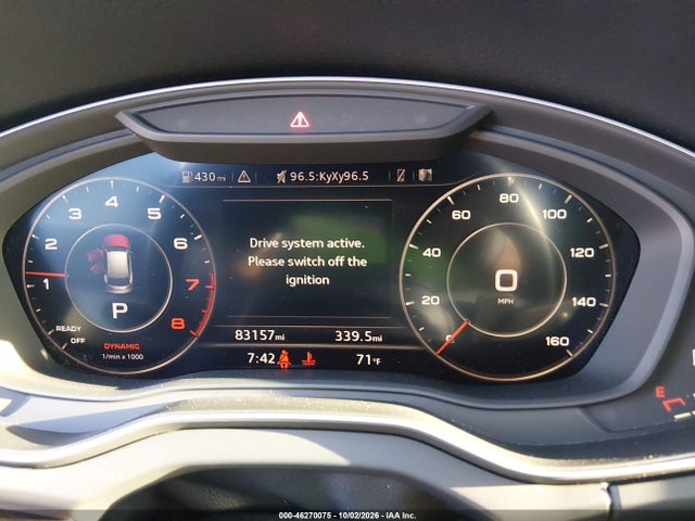 46270075 :رقم المزاد ، WA1BNAFYXK2061385 vin ، 2019 Audi Q5 45 Premium مزاد بيع
