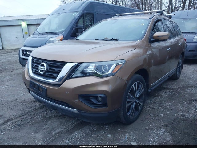 2017 Nissan Pathfinder Platinum მანქანა იყიდება აუქციონზე, vin: 5N1DR2MM3HC612540, აუქციონის ნომერი: 46270119