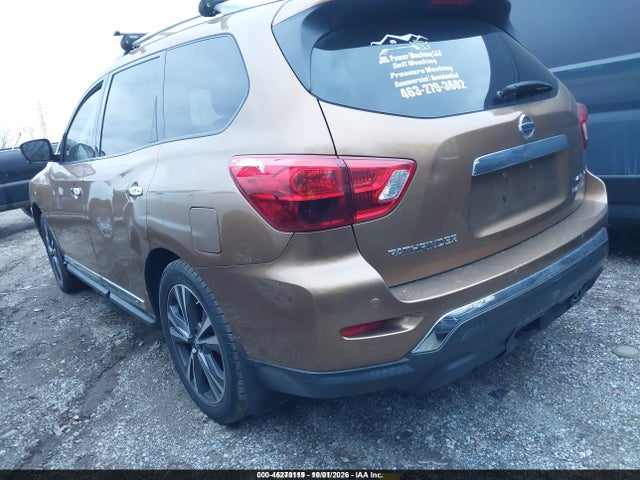 2017 Nissan Pathfinder Platinum მანქანა იყიდება აუქციონზე, vin: 5N1DR2MM3HC612540, აუქციონის ნომერი: 46270119