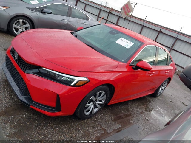 2026 Honda Civic Lx მანქანა იყიდება აუქციონზე, vin: 2HGFE2F29TH511014, აუქციონის ნომერი: 46270188