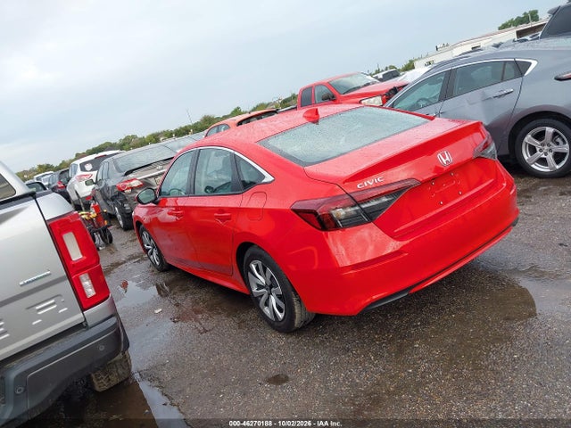 2026 Honda Civic Lx მანქანა იყიდება აუქციონზე, vin: 2HGFE2F29TH511014, აუქციონის ნომერი: 46270188