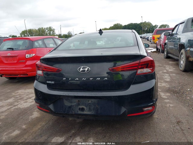 Aukcja sprzedaży 2019 Hyundai Elantra Sel, vin: 5NPD84LF1KH437562, numer aukcji: 46270196
