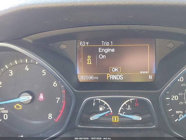 2018 Ford Focus Titanium მანქანა იყიდება აუქციონზე, vin: 1FADP3J26JL314935, აუქციონის ნომერი: 46270205