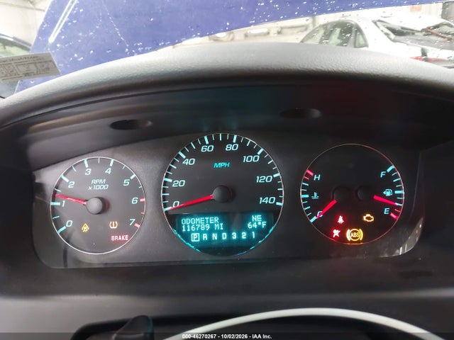 46270267 :رقم المزاد ، 2G1WC581169194220 vin ، 2006 Chevrolet Impala Lt مزاد بيع