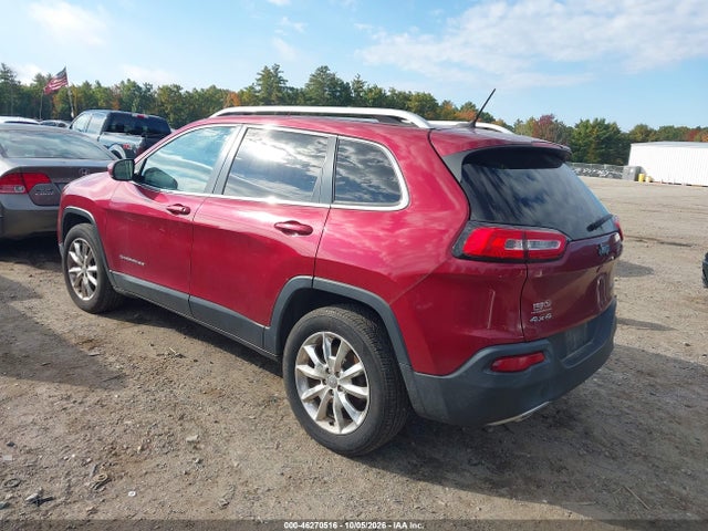 2014 Jeep Cherokee Limited მანქანა იყიდება აუქციონზე, vin: 1C4PJMDS2EW180312, აუქციონის ნომერი: 46270516