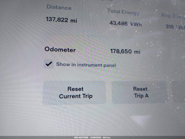 46270599 :رقم المزاد ، 5YJSA1H11EFP62187 vin ، 2014 Tesla Model S P85 مزاد بيع