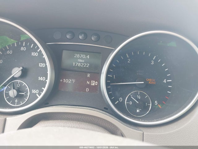 Продаж на аукціоні авто 2009 Mercedes-benz Ml 320 Bluetec 4matic, vin: 4JGBB25E49A480713, номер лоту: 46270652