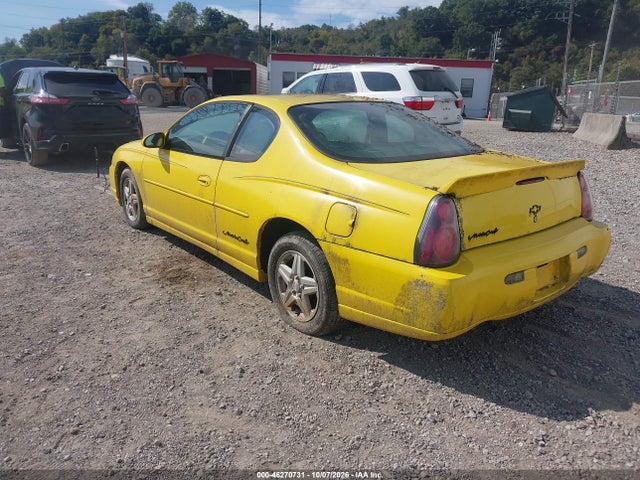 2002 Chevrolet Monte Carlo Ls მანქანა იყიდება აუქციონზე, vin: 2G1WW15E929364048, აუქციონის ნომერი: 46270731