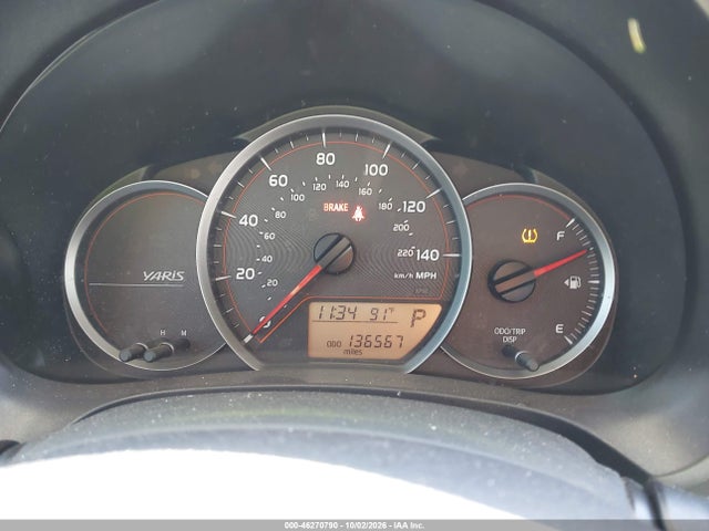 Aukcja sprzedaży 2014 Toyota Yaris L (tmc/cbu Plant), vin: JTDJTUD38ED586874, numer aukcji: 46270790