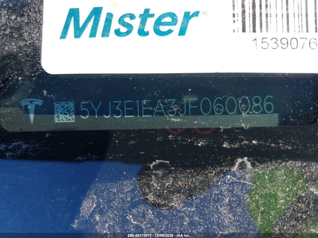 5YJ3E1EA3JF060086 Tesla Model 3 Long Range/mid Range