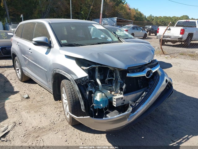 2014 Toyota Highlander Le V6 მანქანა იყიდება აუქციონზე, vin: 5TDBKRFH1ES054139, აუქციონის ნომერი: 46270976