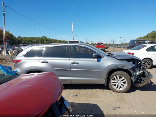 2014 Toyota Highlander Le V6 მანქანა იყიდება აუქციონზე, vin: 5TDBKRFH1ES054139, აუქციონის ნომერი: 46270976