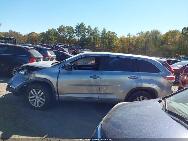 2014 Toyota Highlander Le V6 მანქანა იყიდება აუქციონზე, vin: 5TDBKRFH1ES054139, აუქციონის ნომერი: 46270976