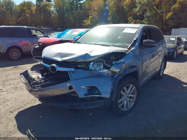 2014 Toyota Highlander Le V6 მანქანა იყიდება აუქციონზე, vin: 5TDBKRFH1ES054139, აუქციონის ნომერი: 46270976