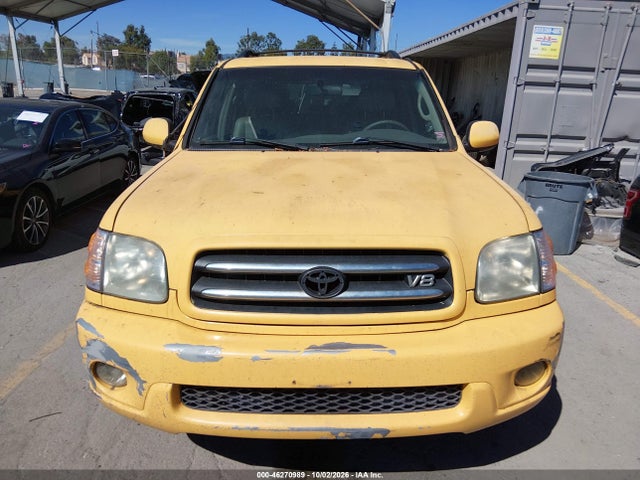 2001 Toyota Sequoia Limited V8 მანქანა იყიდება აუქციონზე, vin: 5TDZT38A51S027576, აუქციონის ნომერი: 46270989