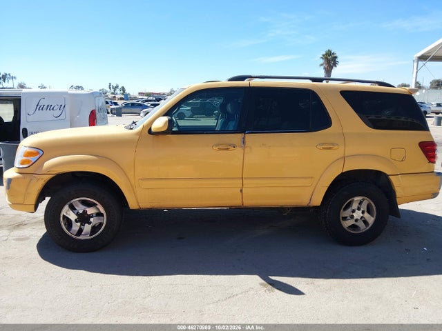 2001 Toyota Sequoia Limited V8 მანქანა იყიდება აუქციონზე, vin: 5TDZT38A51S027576, აუქციონის ნომერი: 46270989