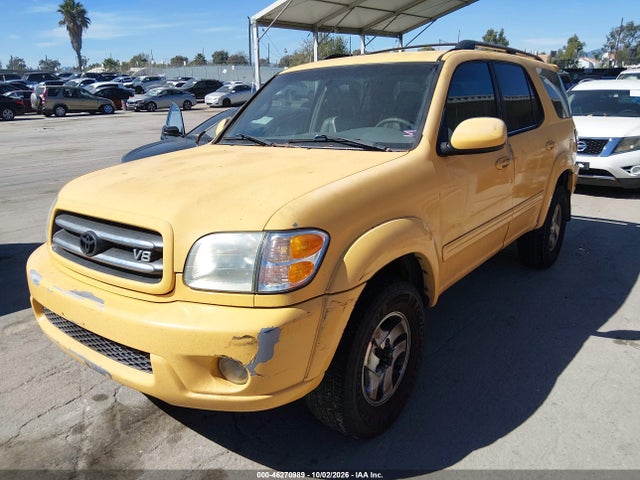 2001 Toyota Sequoia Limited V8 მანქანა იყიდება აუქციონზე, vin: 5TDZT38A51S027576, აუქციონის ნომერი: 46270989