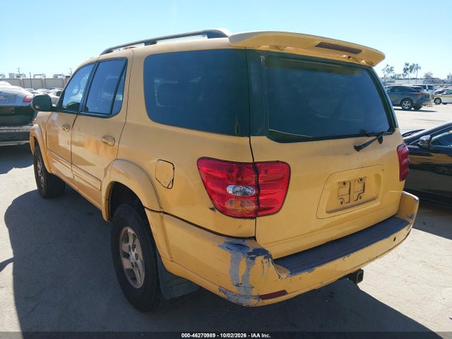 2001 Toyota Sequoia Limited V8 მანქანა იყიდება აუქციონზე, vin: 5TDZT38A51S027576, აუქციონის ნომერი: 46270989