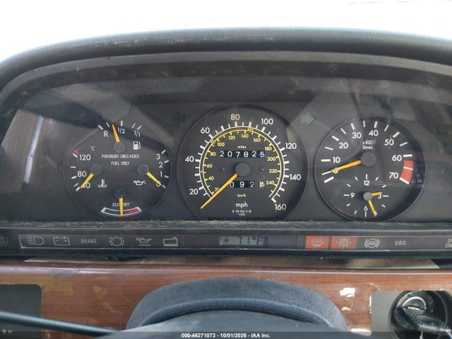 1990 Mercedes-benz 300 Se მანქანა იყიდება აუქციონზე, vin: WDBCA24D9LA524991, აუქციონის ნომერი: 46271073