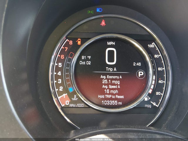 Aukcja sprzedaży 2016 Fiat 500 Sport, vin: 3C3CFFBR9GT169526, numer aukcji: 46271088