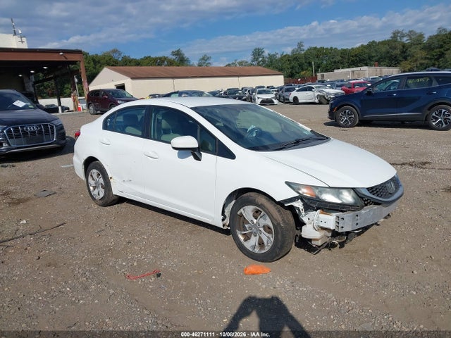 2014 Honda Civic Lx მანქანა იყიდება აუქციონზე, vin: 19XFB2F5XEE252100, აუქციონის ნომერი: 46271111