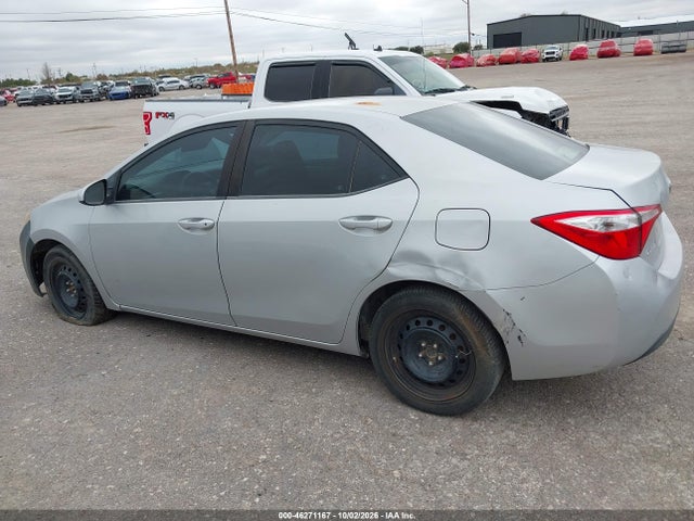 Aukcja sprzedaży 2016 Toyota Corolla Le, vin: 2T1BURHE1GC606487, numer aukcji: 46271167