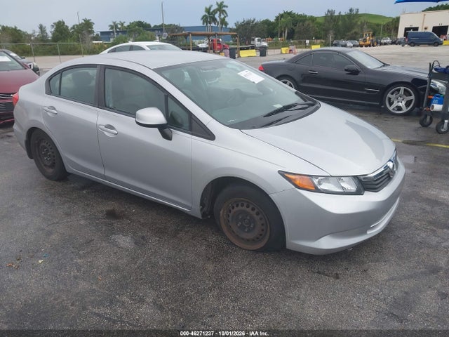 Auction sale of the 2012 Honda Civic Lx, vin: 19XFB2F56CE067510, lot number: 46271237
