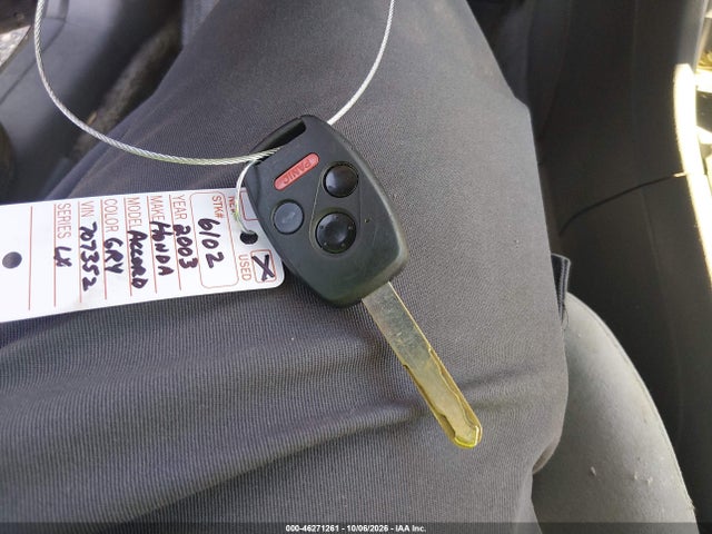 46271261 :رقم المزاد ، 3HGCM56313G707352 vin ، 2003 Honda Accord 2.4 Lx مزاد بيع