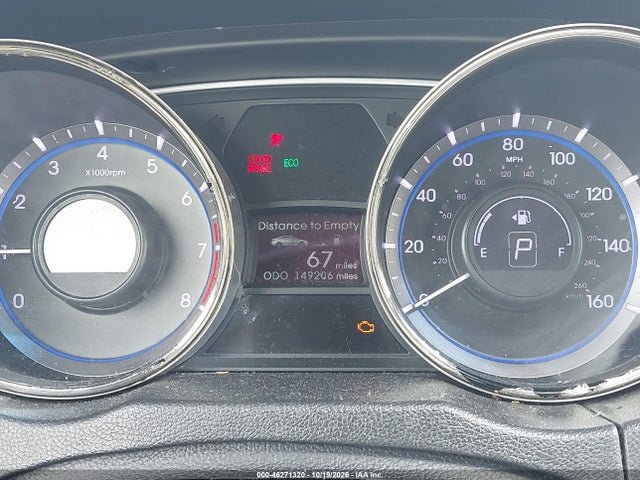 46271320 :رقم المزاد ، 5NPEC4AC9DH594156 vin ، 2013 Hyundai Sonata Limited مزاد بيع