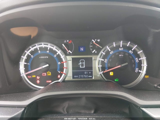 46271381 :رقم المزاد ، JTEBU5JR9E5170838 vin ، 2014 Toyota 4runner Trail مزاد بيع