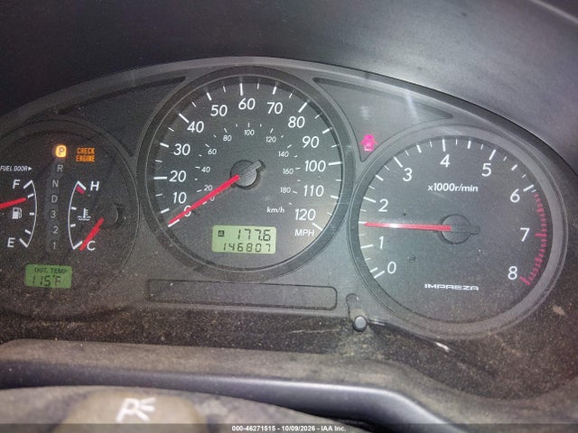 Продаж на аукціоні авто 2004 Subaru Impreza Outback Sport, vin: JF1GG68544H817367, номер лоту: 46271515