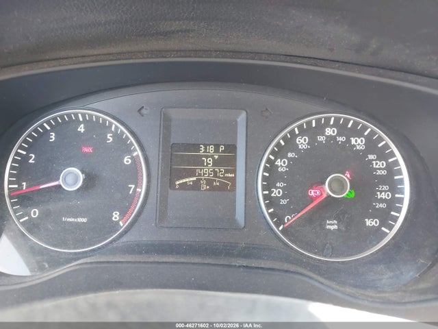2013 Volkswagen Jetta 2.5l Se მანქანა იყიდება აუქციონზე, vin: 3VWDX7AJ6DM363948, აუქციონის ნომერი: 46271602