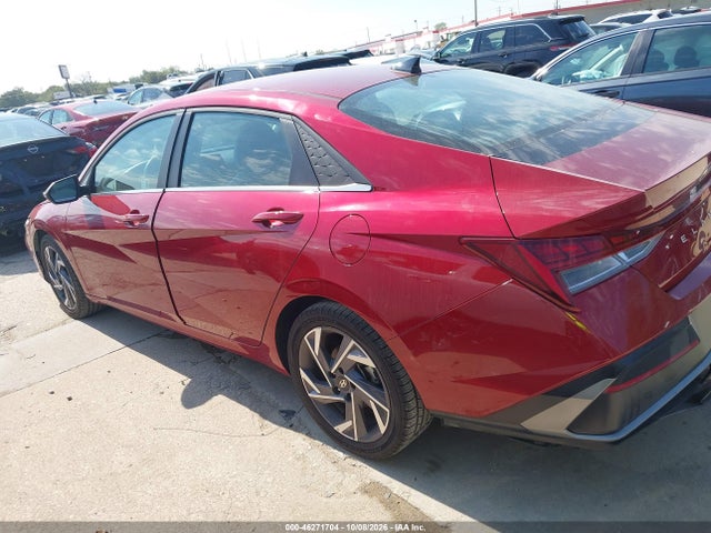 2025 Hyundai Elantra Limited მანქანა იყიდება აუქციონზე, vin: KMHLP4DG4SU039737, აუქციონის ნომერი: 46271704