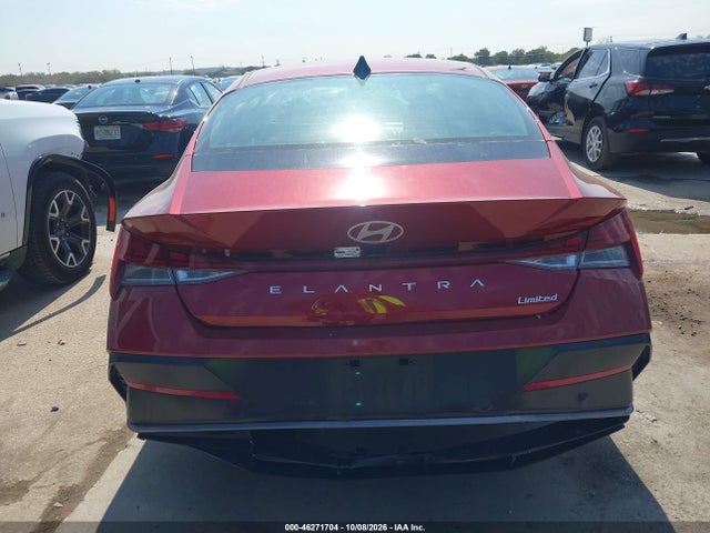 2025 Hyundai Elantra Limited მანქანა იყიდება აუქციონზე, vin: KMHLP4DG4SU039737, აუქციონის ნომერი: 46271704