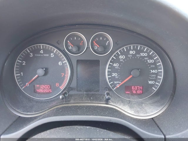 2006 Audi A3 2.0t მანქანა იყიდება აუქციონზე, vin: WAUNF78P76A094327, აუქციონის ნომერი: 46271915